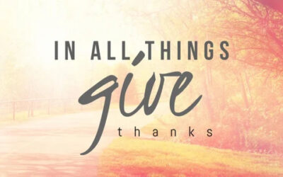 ‘Tis the Season of Giving Thanks