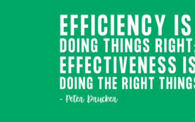 Efficiency Can Destroy Effectiveness