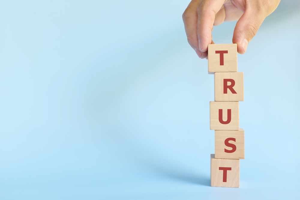 Build trust concept